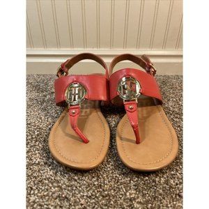 TOMMY Hilfiger TWMINI  sandal Sandals Size 8 salmon color